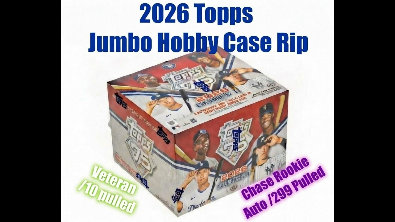 LOADED! 2026 Topps Jumbo Hobby Case Rip! We beat the odds with this one.