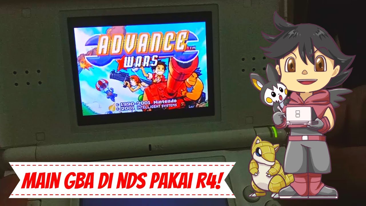 Cara Main Game GBA di Nintendo DS Pakai Flashcart R4 ----- Instal GBARunner2 + YSMenu