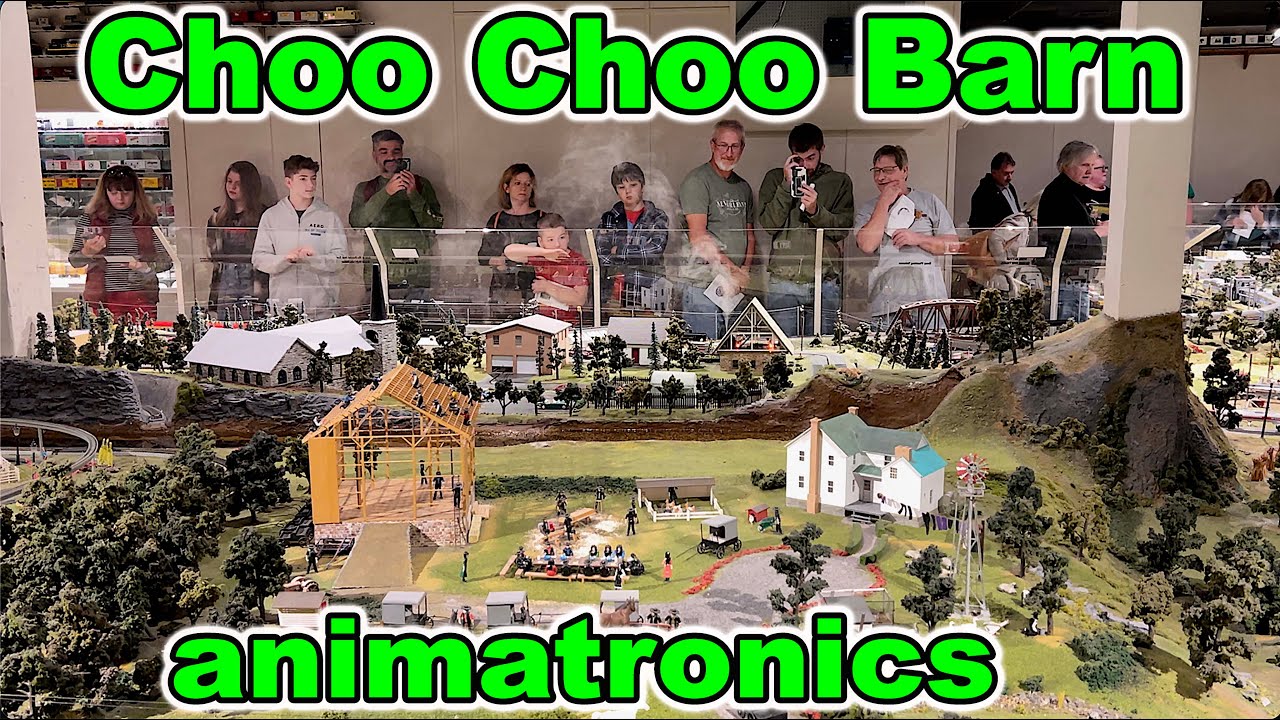 Largest Animated O-Scale Model Train Layout in the U. S. : The Choo Choo Barn, Lancaster, Pa.