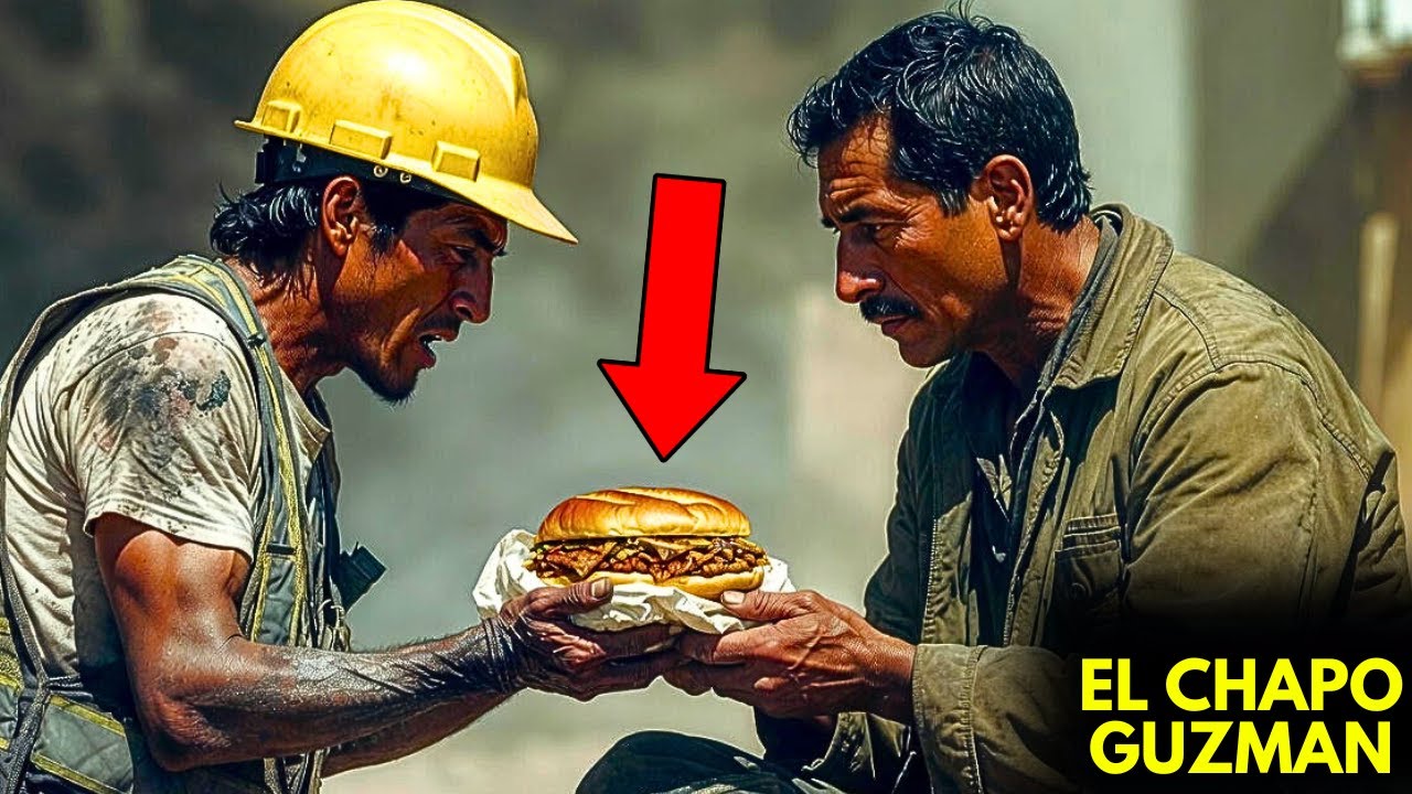 Un PEÓN de obra compartió su TORTA con El Chapo sin reconocerlo. Horas después…