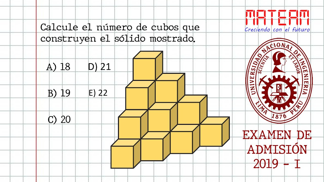 CONTEO DE CUBOS UNI 2019