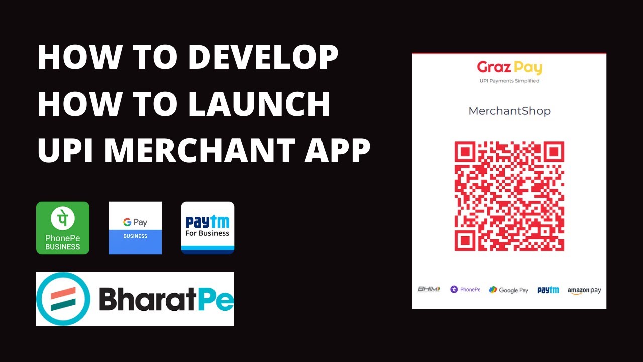 ✨ How to launch UPI merchant QR app | How to start a company like BharatPe