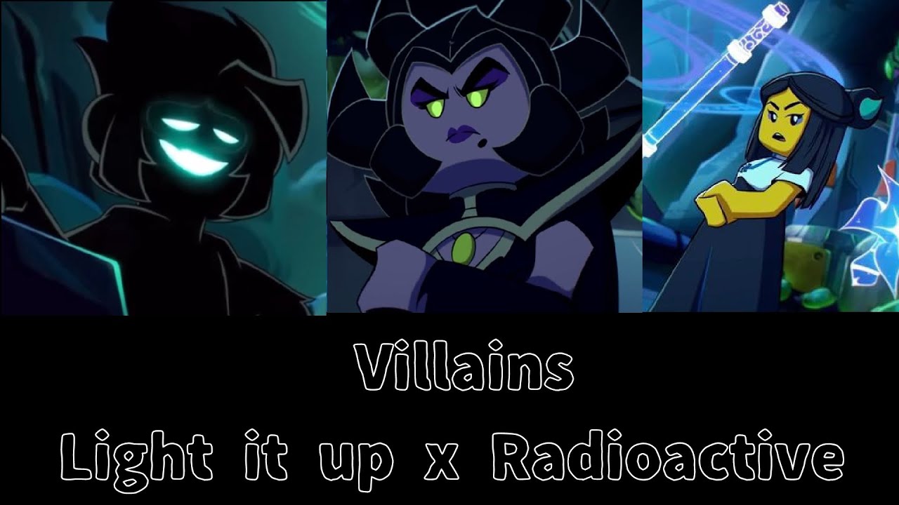 Lego Monkie Kid 《Light it up x Radioactive》Villains Halloween 🎃 special AMV