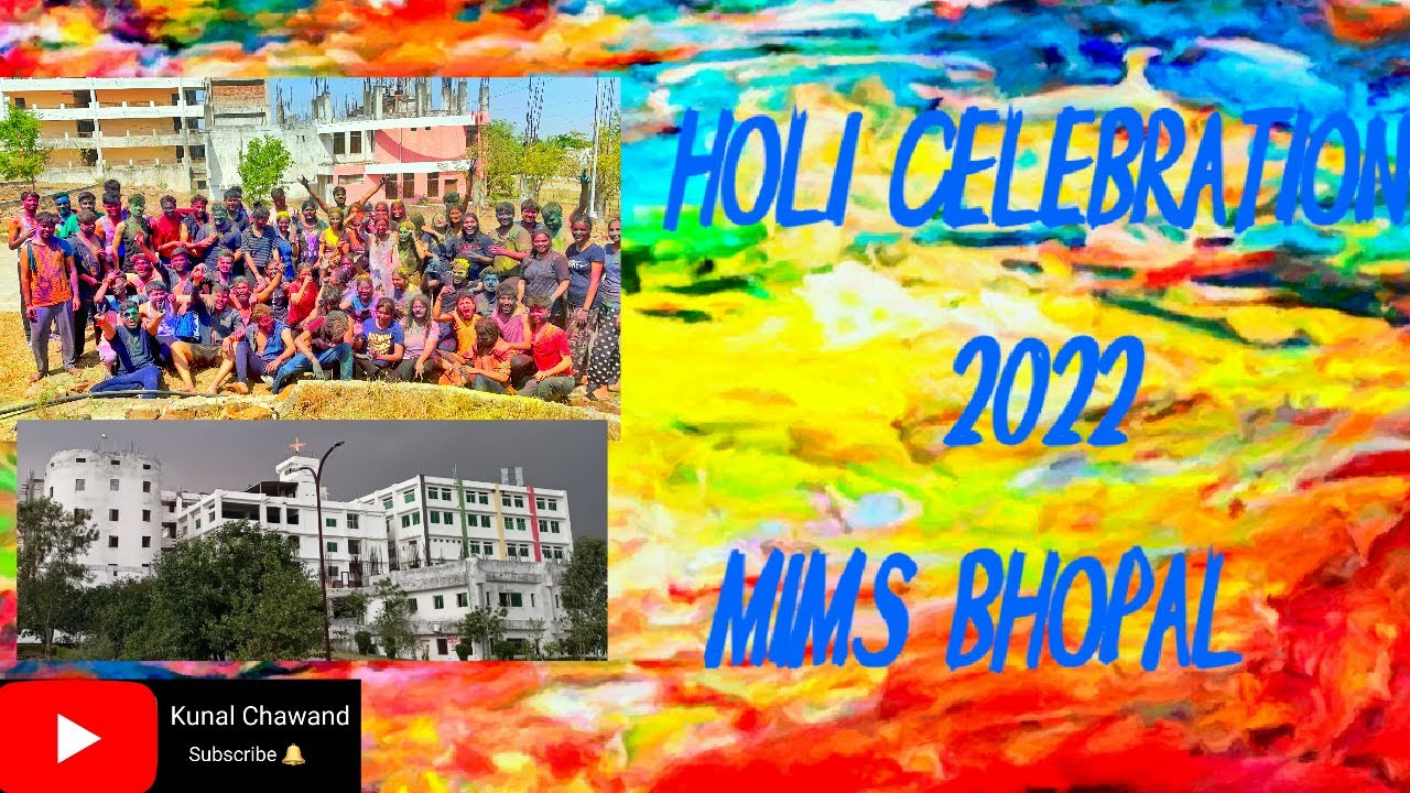 Holi Celebration🌈 2k22 in Mims💥// Mimsbhopal//2022// Medicalcollege👨‍⚕️👩‍⚕️