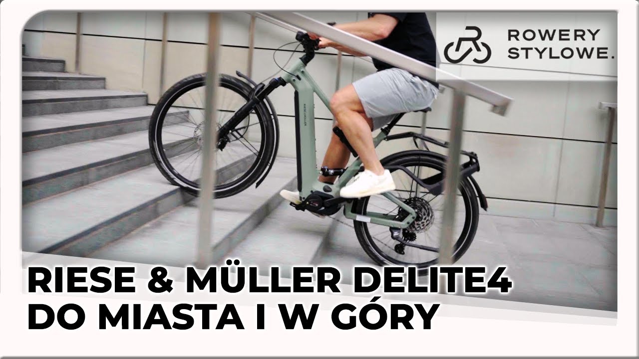 Rower elektryczny Riese & Muller Delite4 GT Touring - e-bike do miasta i w góry