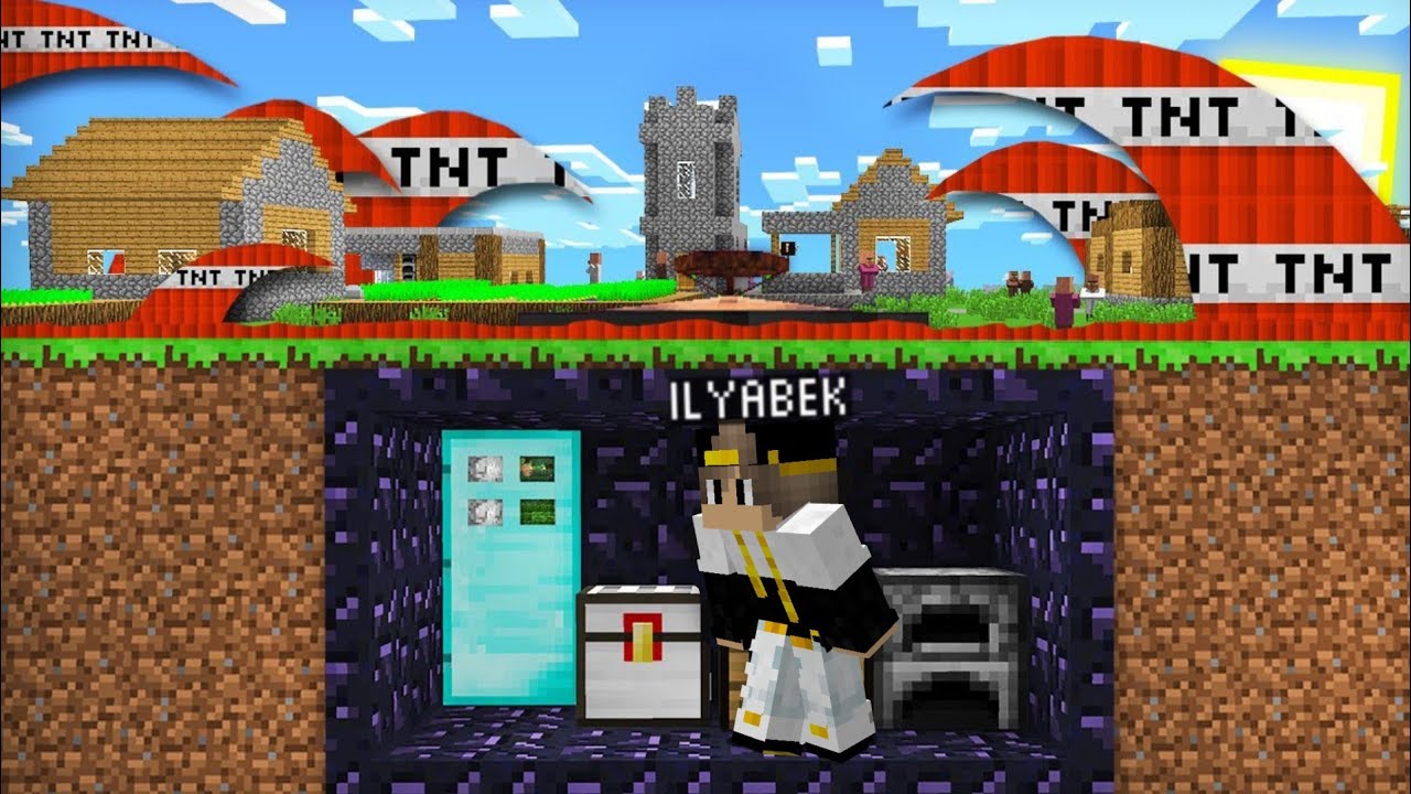 💣QISHLOQQA TNT LI SUNAMIIY KELYABDIMI? | MINECRAFT UZBEK TILIDA