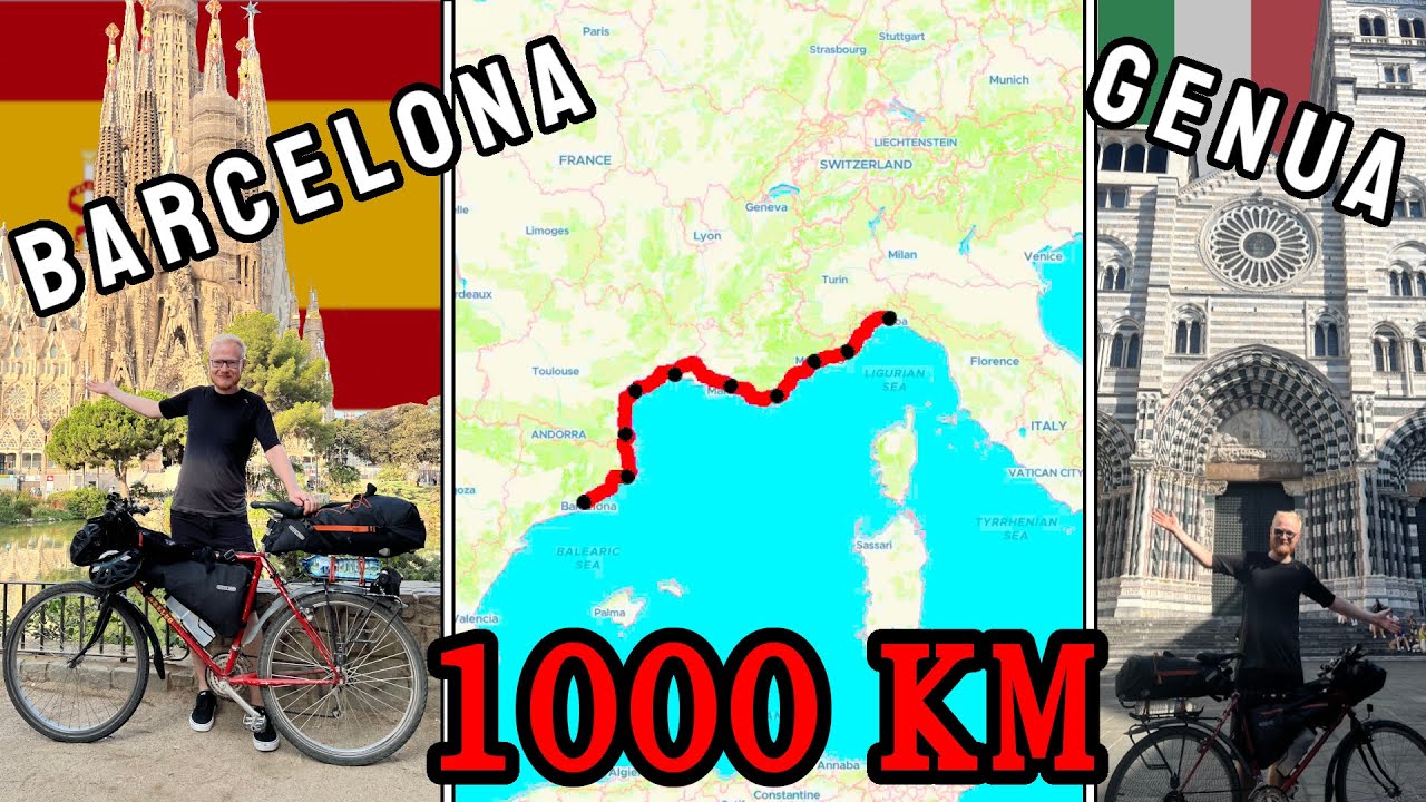 1.000km Bikepacking am Mittelmeer | Sommer 2024 🚴
