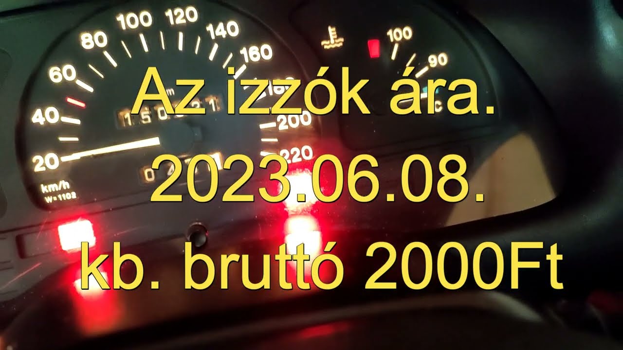 Opel Astra F műszerfal világítás cseréje. Opel Astra F dashboard lighting replacement