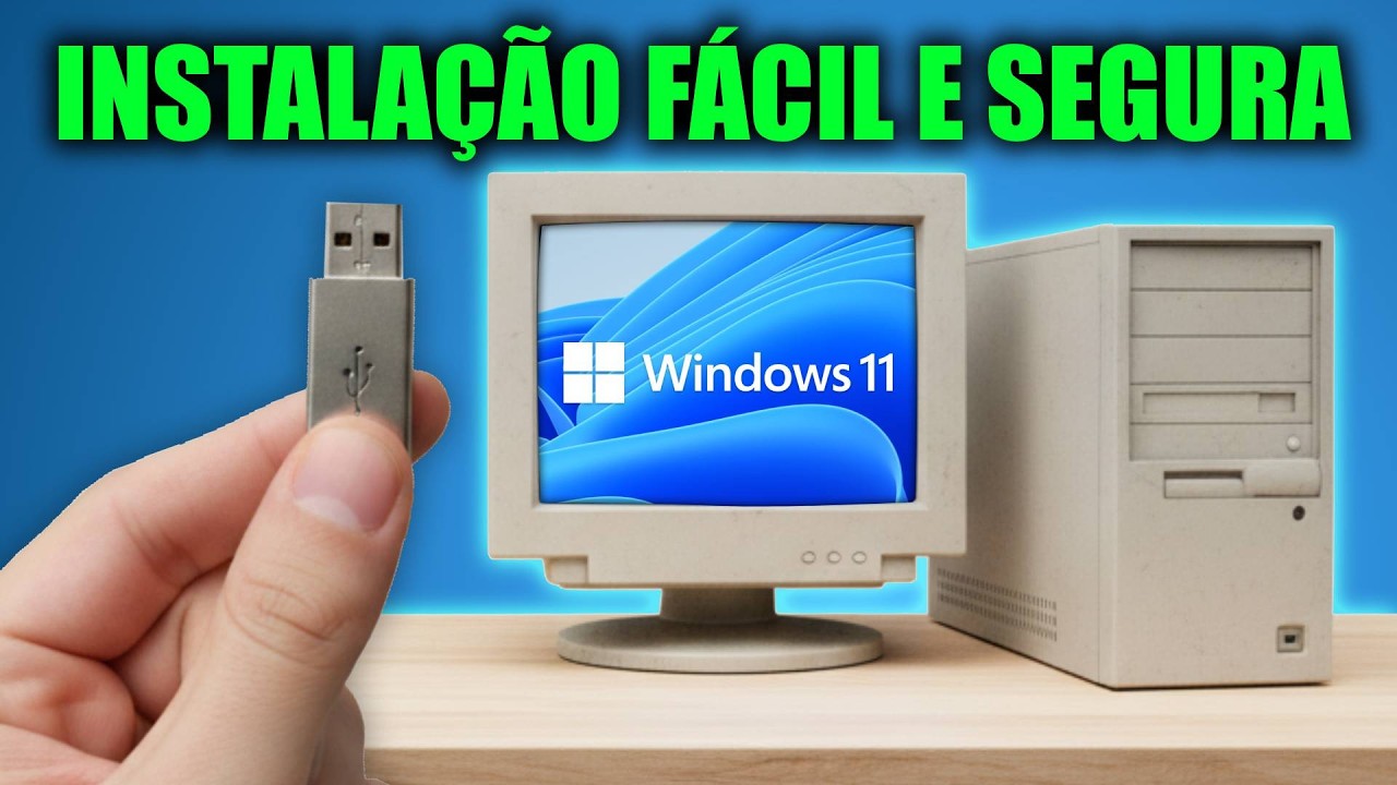 COMO INSTALAR O WINDOWS 11 EM QUALQUER COMPUTADOR, NOVO OU ANTIGO 2025