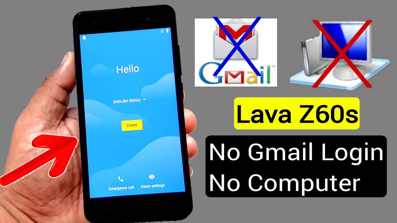 Lava Z60s BYPASS GOOGLE ACCOUNT/FRP RESET |Android 8.1.0 |Without PC