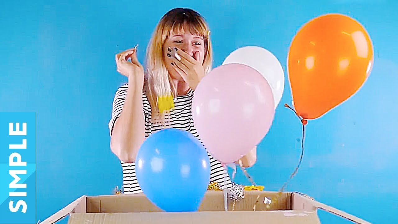 Cómo hacer una caja sorpresa para tus fiestas