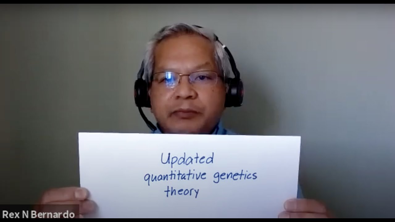 Maize Breeding and Statistical Genetics - Dr. Rex Bernardo - MAES Project seminar 2021