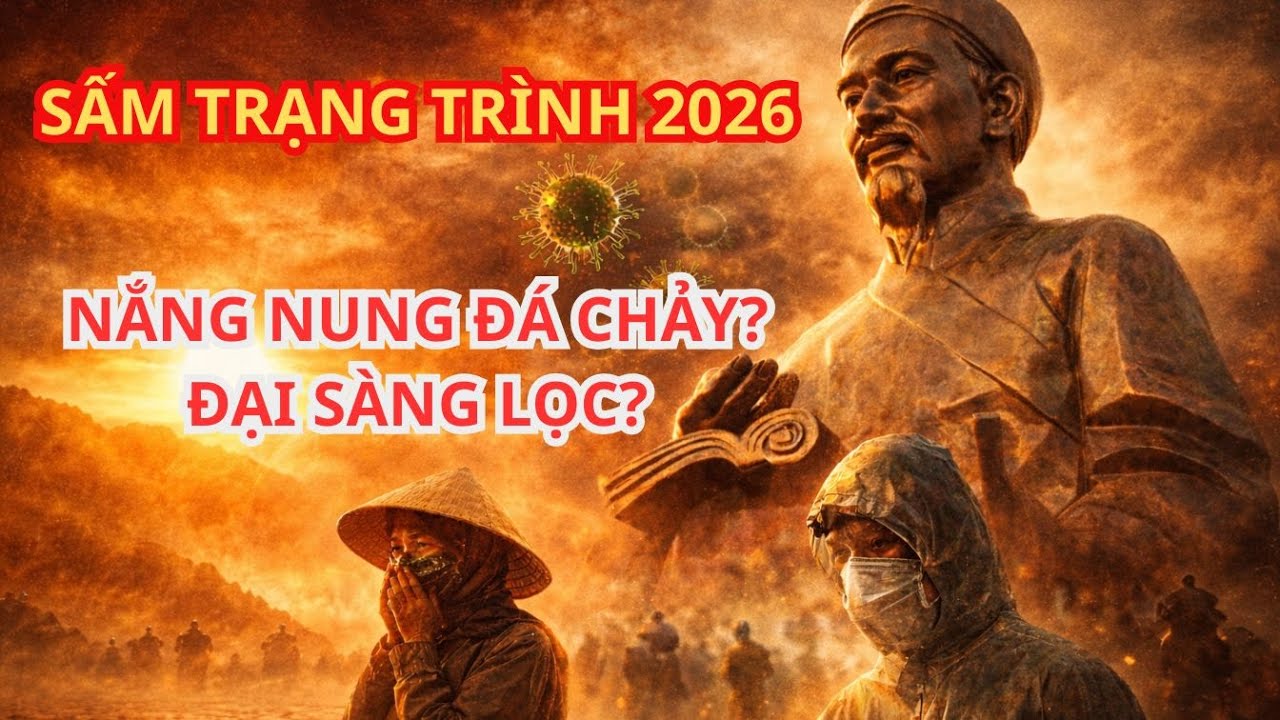 RÙNG MÌNH SẤM TRẠNG 2026: Nắng Nóng Cực Đoan, Ôn Dịch & Dấu Hiệu Đại Sàng Lọc