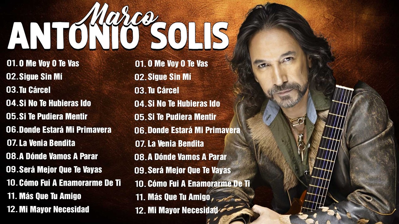 MARCO ANTONIO SOLÍS EXITOS MUSICA ROMANTICOS | GRANDES BALADAS INOLVIDABLES DEL RECUERDO