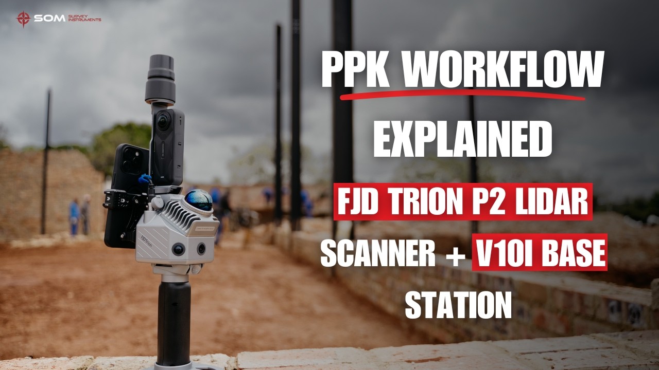Проблема с RTK не решена на 100%? Используйте PPK со сканером LiDAR FJD Trion P2.