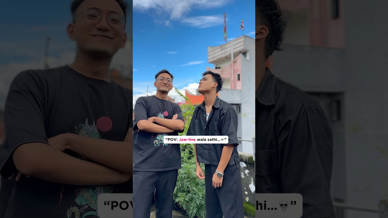 JAWLINE WALA SATHI #comedy #nepalicommunity #funny #nepali