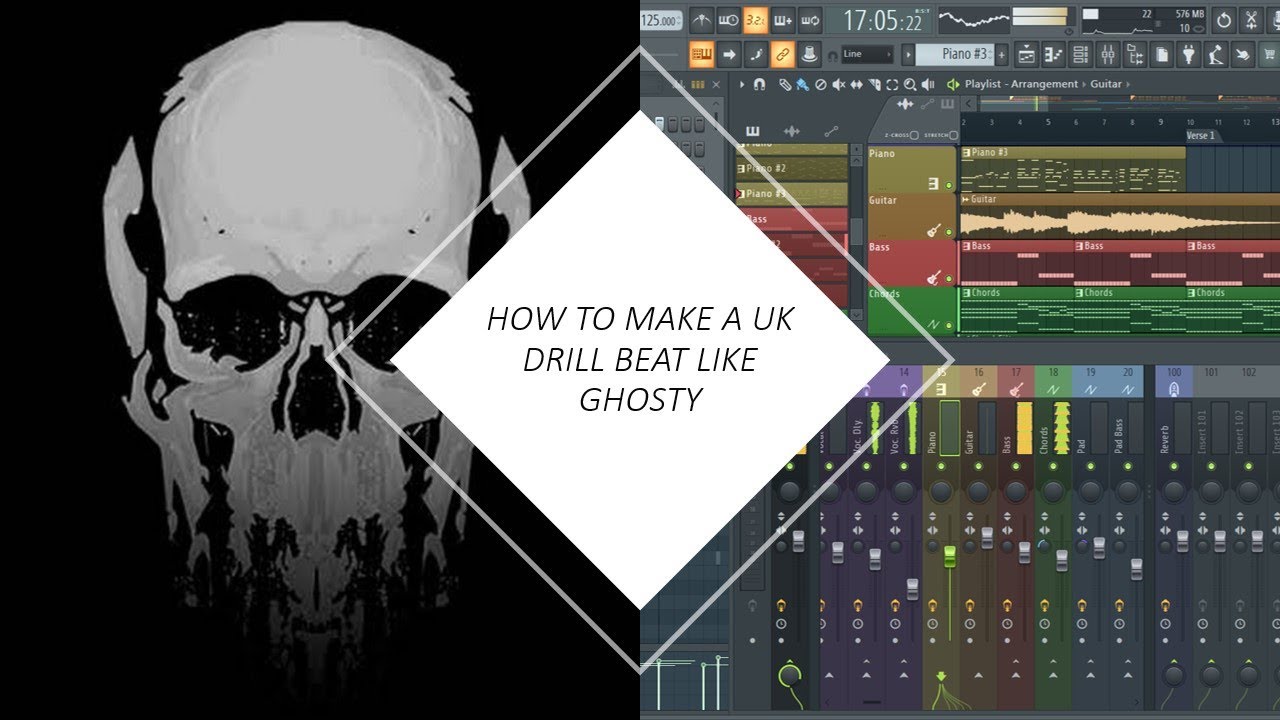 HOW TO MAKE A UK DRILL BEAT LIKE GHOSTY | PART 1 - MELODY
