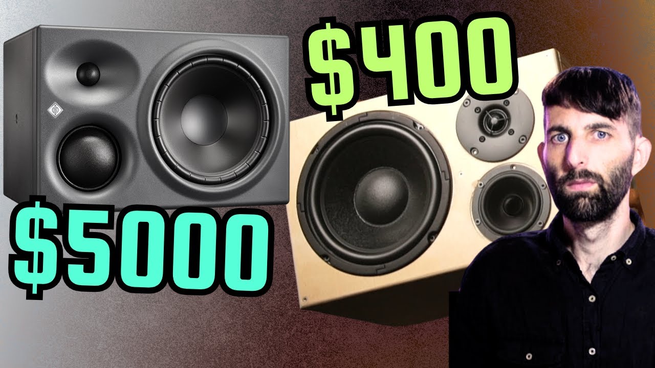 $5,000 Neumann speakers VS $400 DIY speakers (Audio Shootout)