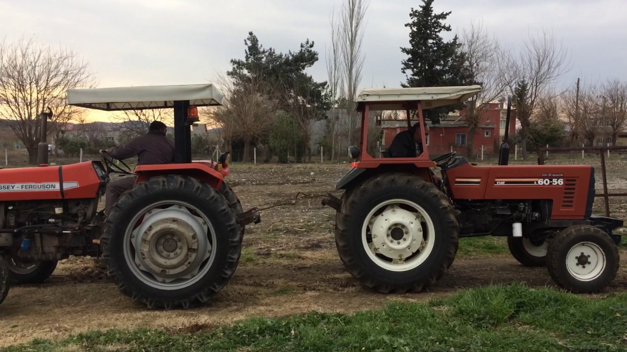 Türk Fiat 60-56 Massey Ferguson 265 çekişme
(Turkish Fiat 60-56 Massey Ferguson 265 competition)