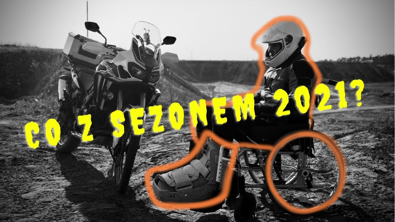 Gleba na moto Africa Twin. Jak złamałem nogę? @Powsigirki