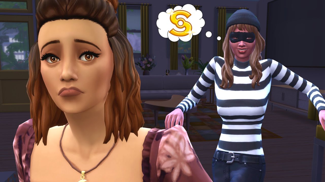 We finally have burglar&rsquo;s in the sims 4! // Sims 4 burglar update