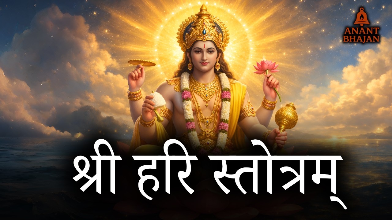 Shree Hari Stotram | Powerful Vishnu Mantra for Peace, Protection & Blessings | Anant Bhajan