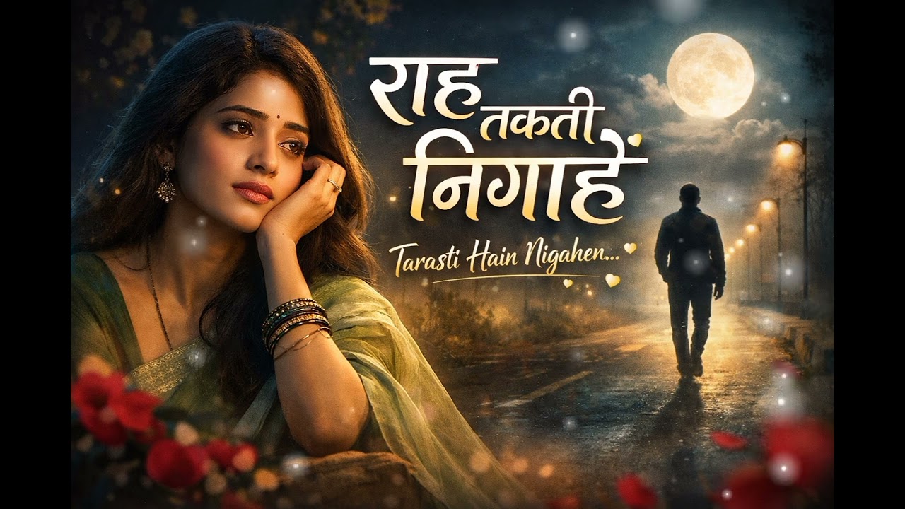 राह तकती हैं ये आँखें अब भी तेरे आने की,हर आहट पे दिल को आदत है मुस्कुराने की... 💔💔💔💔❣️# subscribe 👍
