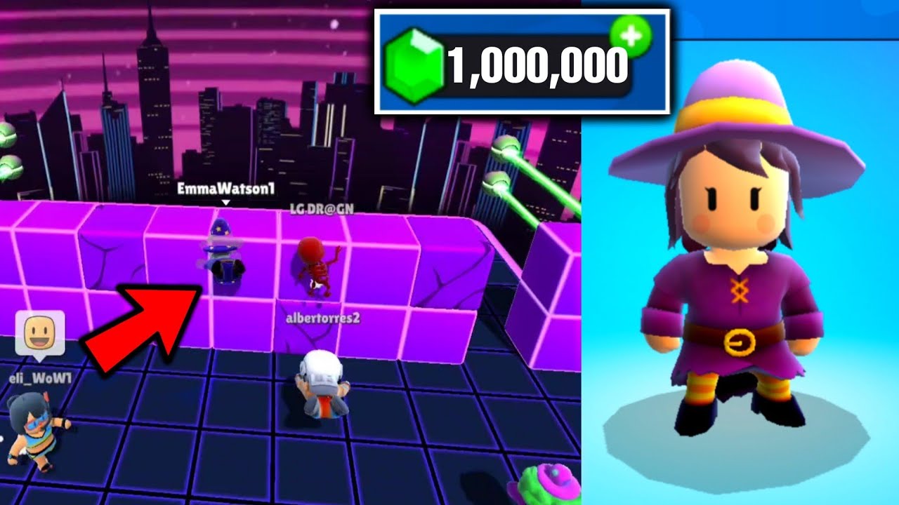 MI MAMÁ GANO 1,000,000 DE GEMAS EN EL MAYOR TORNEO DE STUMBLE GUYS!! 😱 BROMA PESADA