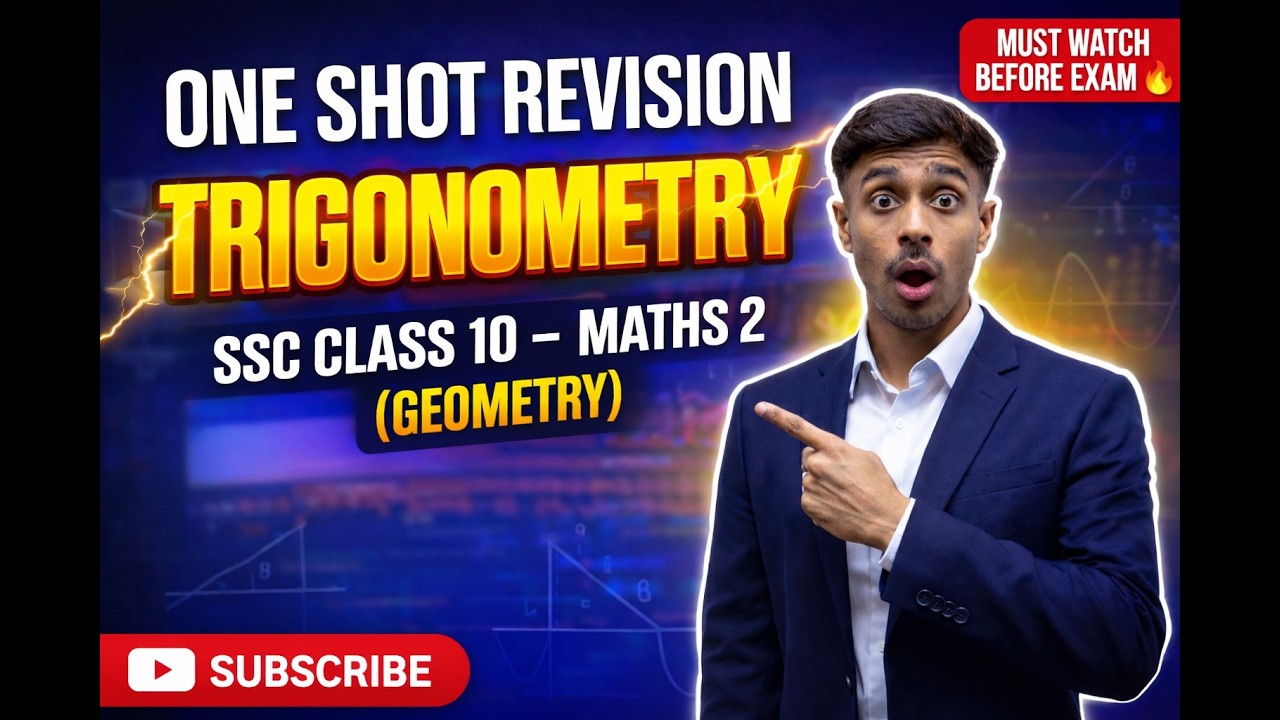 🚨 MUST WATCH Before SSC Exam! | TRIGONOMETRY One Shot Revision 🔥