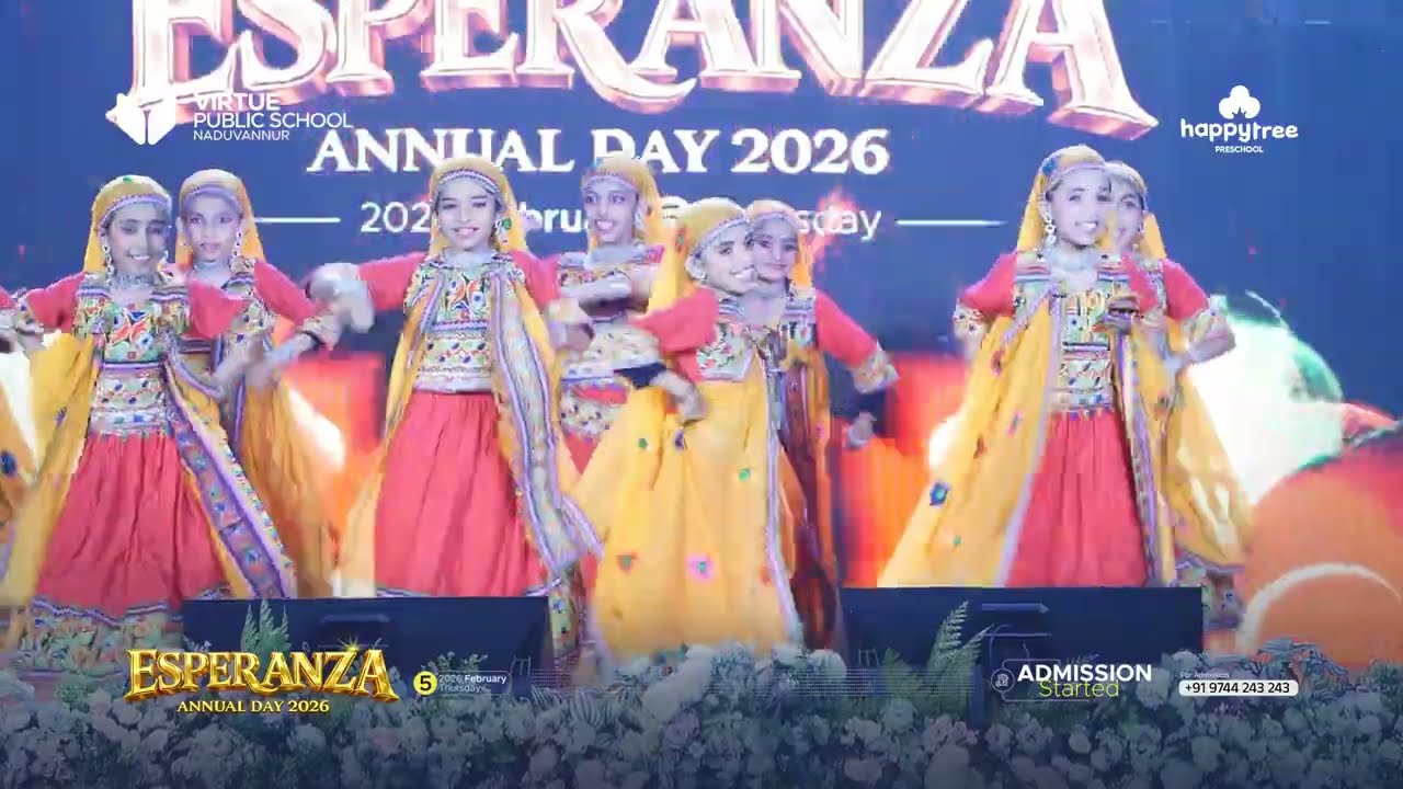 Garba Dance |  | Esperanza  | Annual Day | virtue Public School | Naduvannur