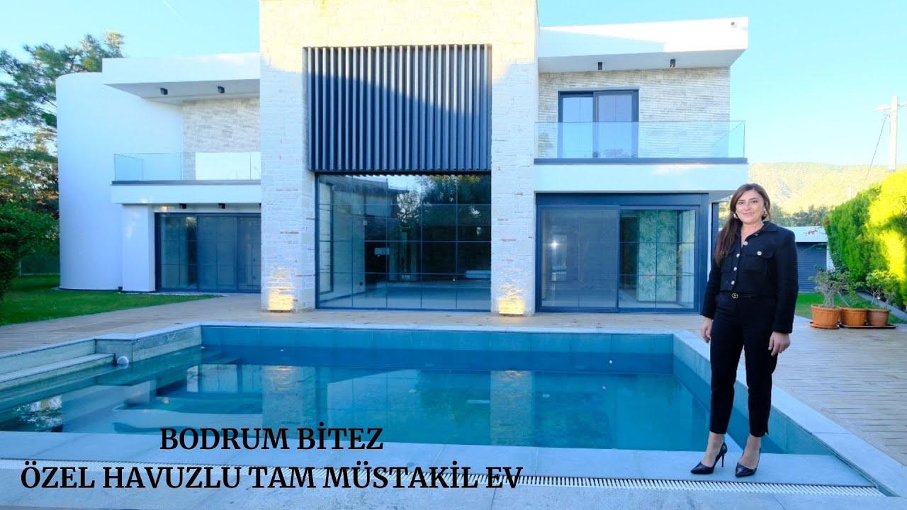Bodrum Bitez Özel Havuzlu Müştemilatlı Müstakil Ev