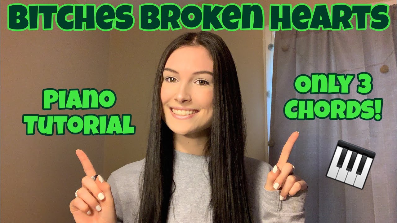 “Bitches broken hearts”- Billie Eilish Piano Tutorial! Super easy!