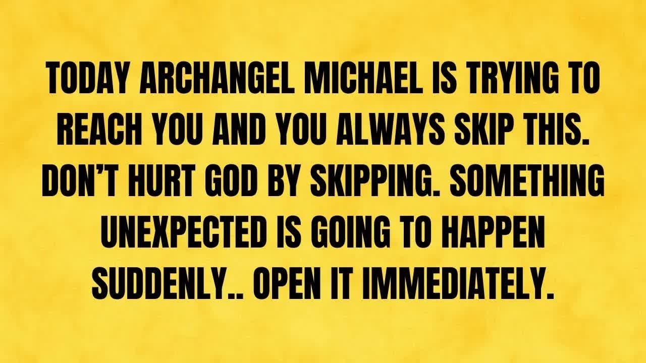 🔴 TODAY ARCHANGEL MICHAELIS TRYING TO REACH YOU AND YOU ALWAYS SKIP THIS  DON'T HURT G