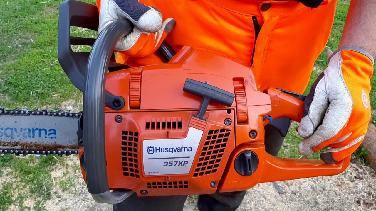 Chainsaw Husqvarna 357XP FIRSTSTART!