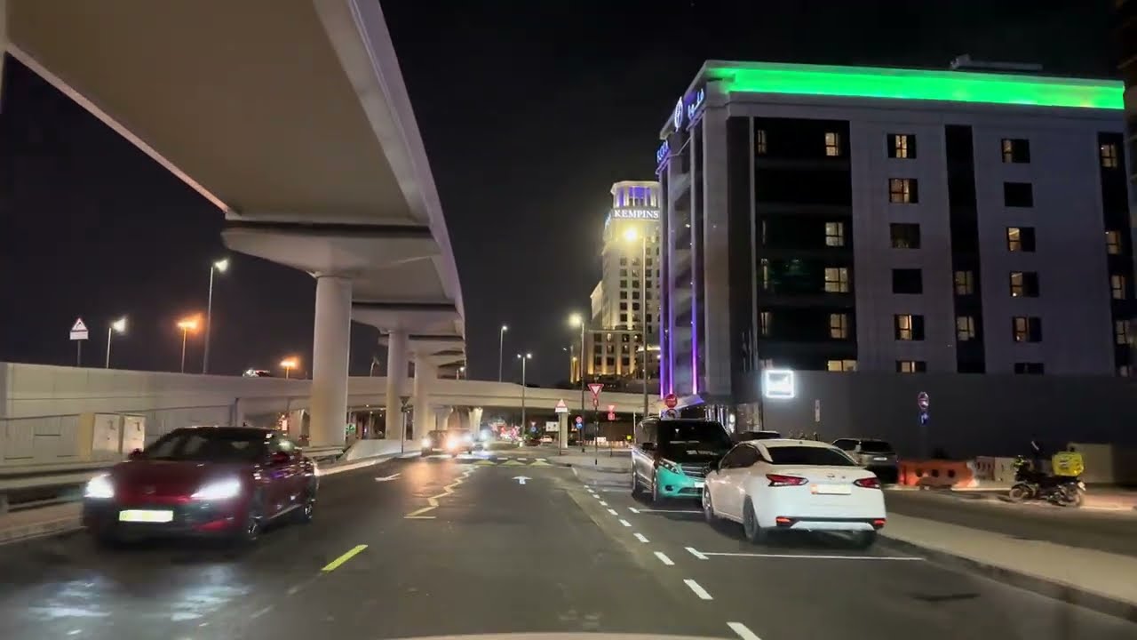 Dubai Night Drive 🇦🇪 | Al Barsha to Jumeirah | 4K 7 March 2026