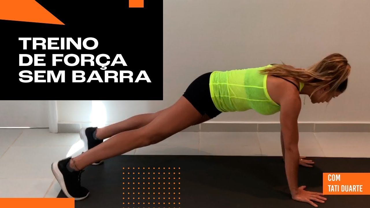 TREINO DE FORÇA SEM BARRA | Pole Dance | Tati Duarte