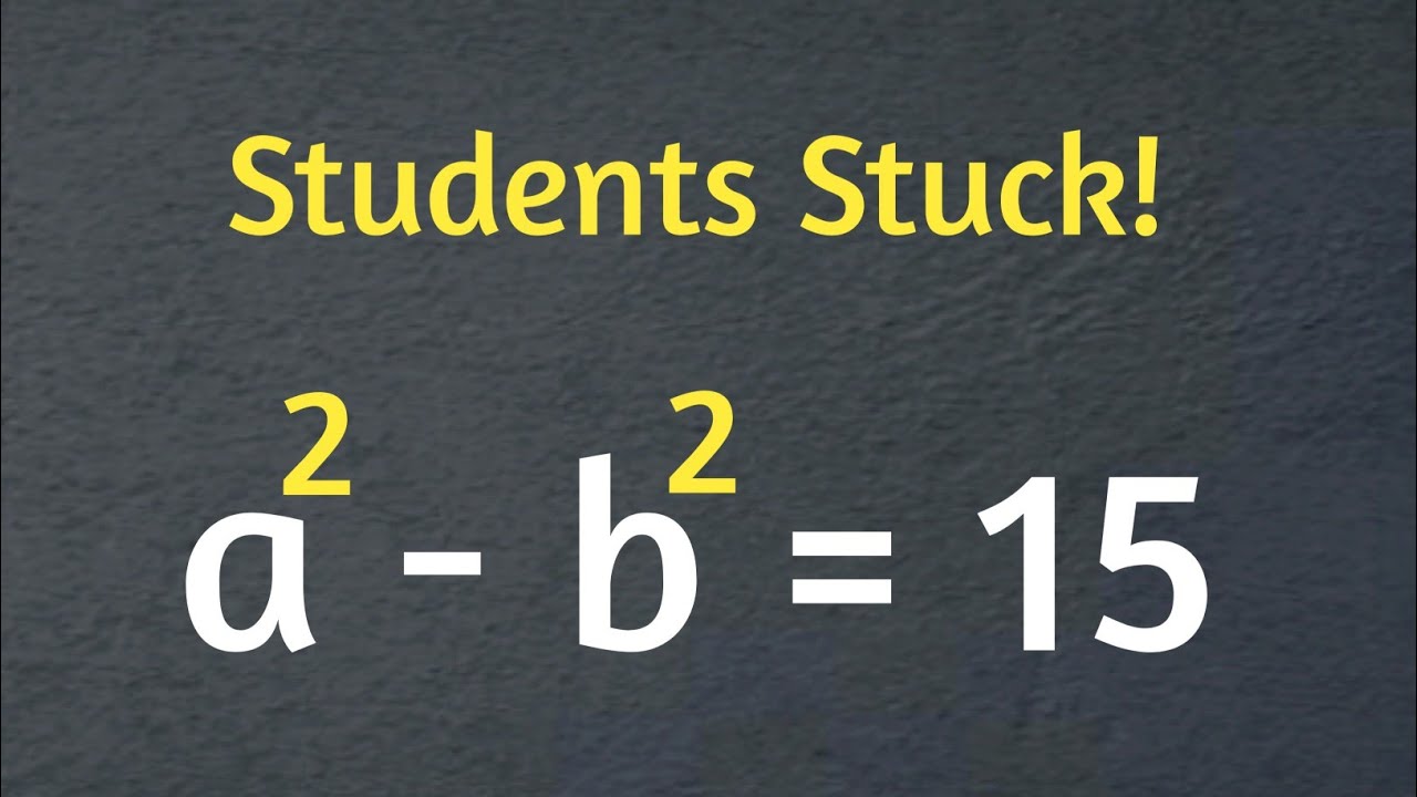 Math Olympiad | Hardest Math Problem in the World | Algebra Problem