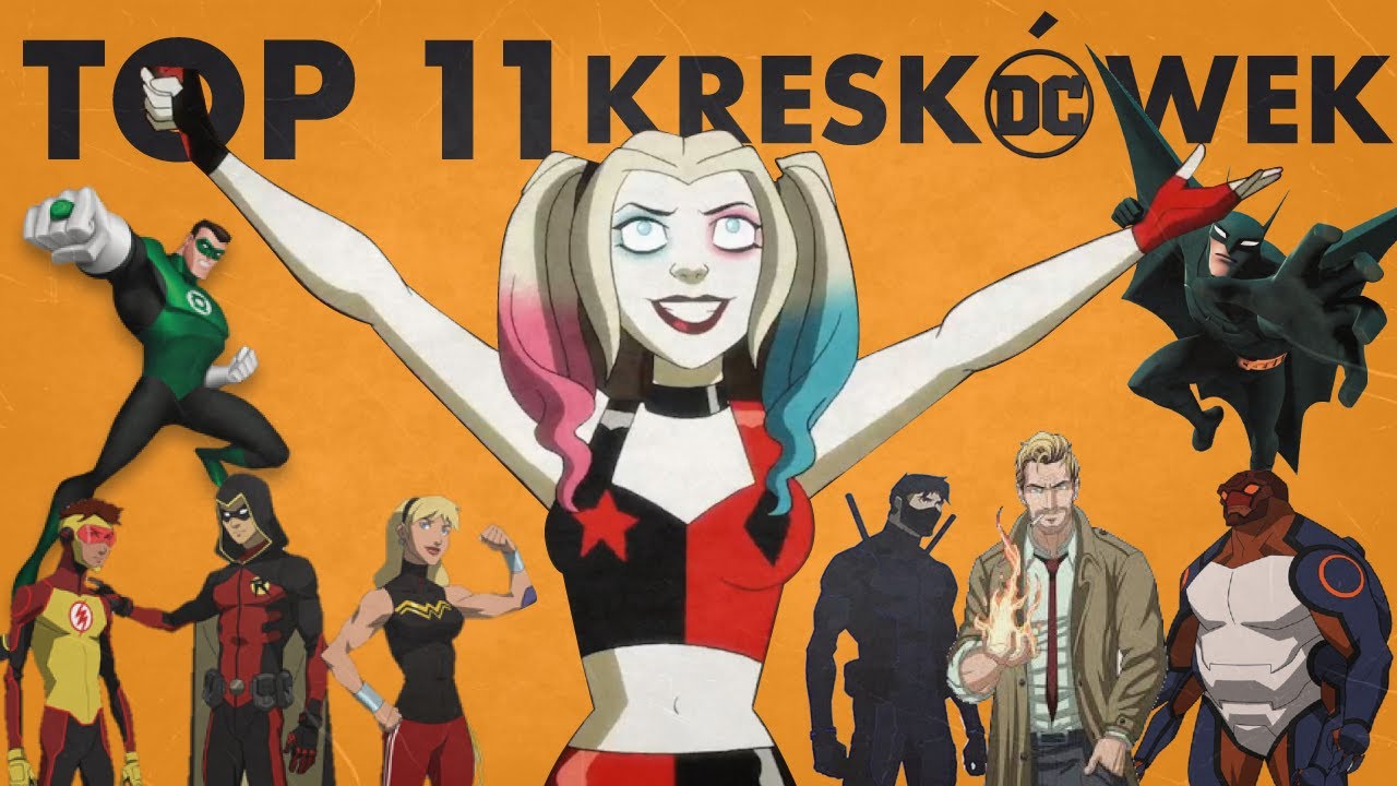 Top 10 kreskówek DC z lat 2010-2019