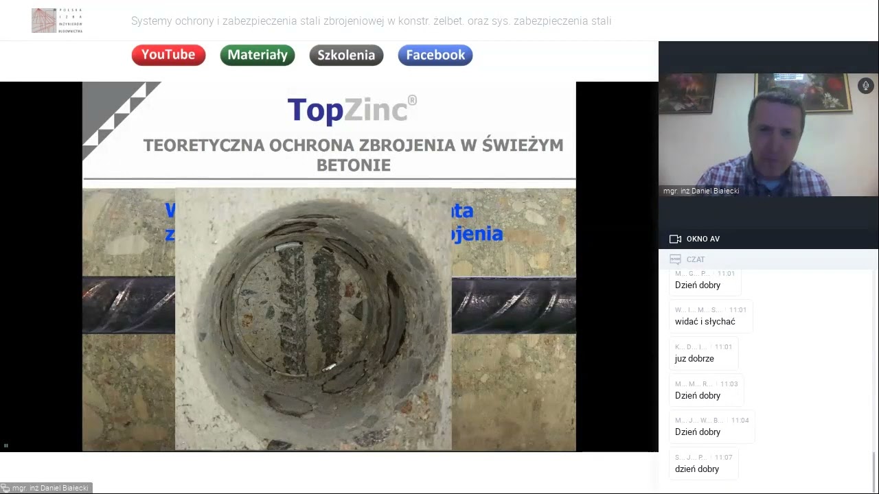 Systemy ochrony i zabezpieczenia stali zbrojeniowej w konstr. żelbet. oraz sys. zabezpieczenia stali