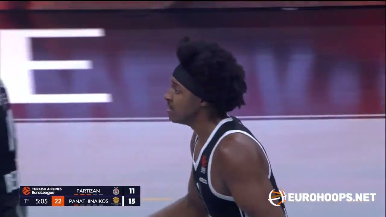 Zach Leday (23 points on 9/14 FG) 🎯 Partizan-Panathinaikos 92-87 OT