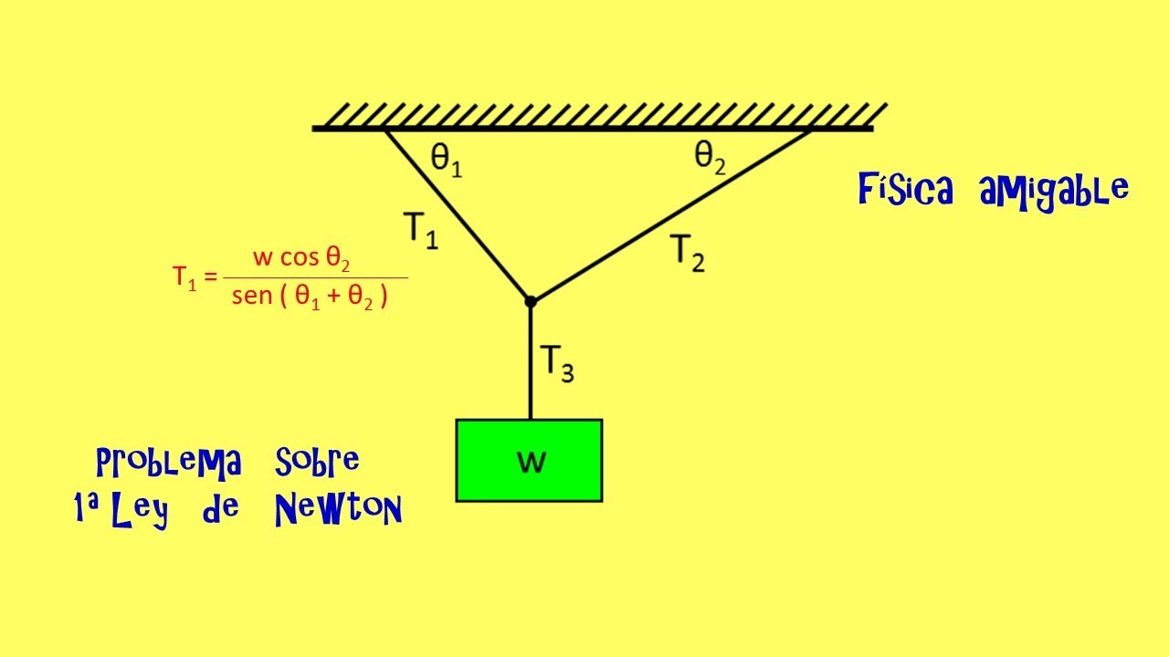 PROBLEMA SOBRE 1a LEY DE NEWTON