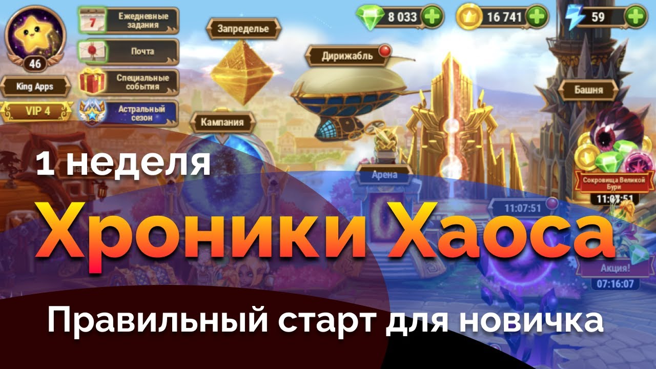 Хроники Хаоса — (не)правильный старт на новом сервере, 1 неделя. Советы новичкам (веб версия)