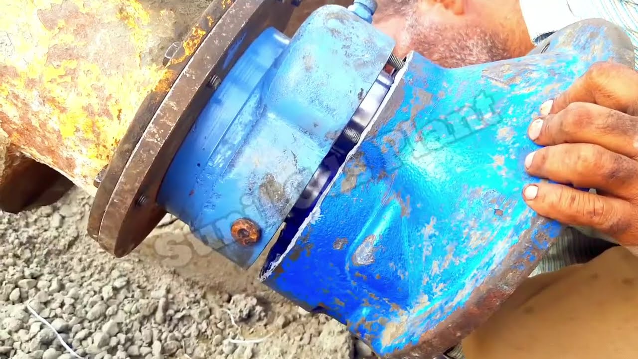 batching plant cement screw conveyer gearbox damage repair || screw conveyor impeller output speed