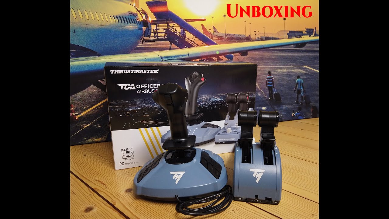 Unboxing | Thrustmaster TCA Officer Pack Airbus Edition! Deutsch