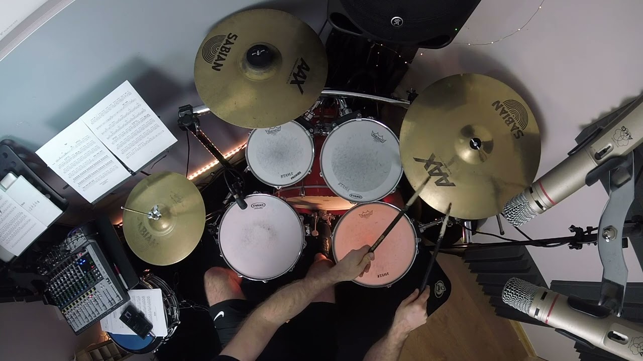 Hey - Pixies - Drumkit Sheet Music Demonstration