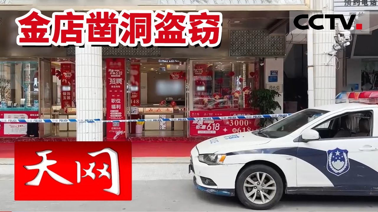《天网》男子花2小时凿洞钻入金店偷窃 将黄金珠宝藏在娃娃的体内 差点躲过了民警的搜查...... 20220824 | CCTV社会与法