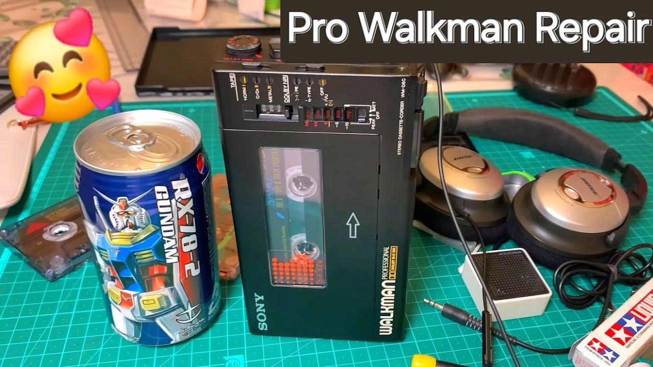 Sony Professional recording Walkman WM-D6C FFWD & RWD repair 4K60H