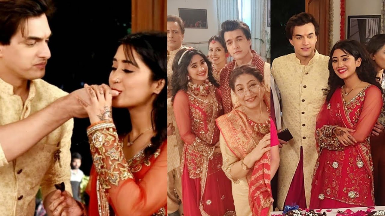 Mohsin Khan And Shivangi Joshi's Pictures from The Last Day On Set Of Yeh Rishta