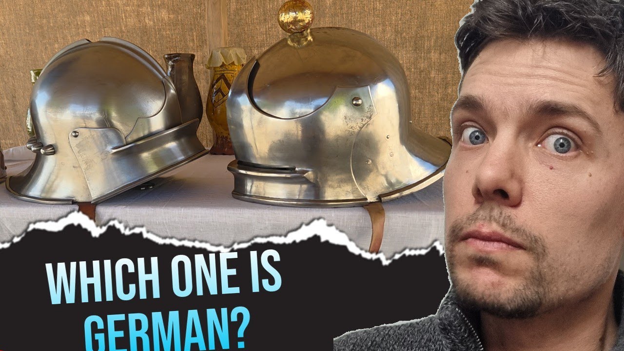 Why are you wearing a German Sallet with an English armour? 