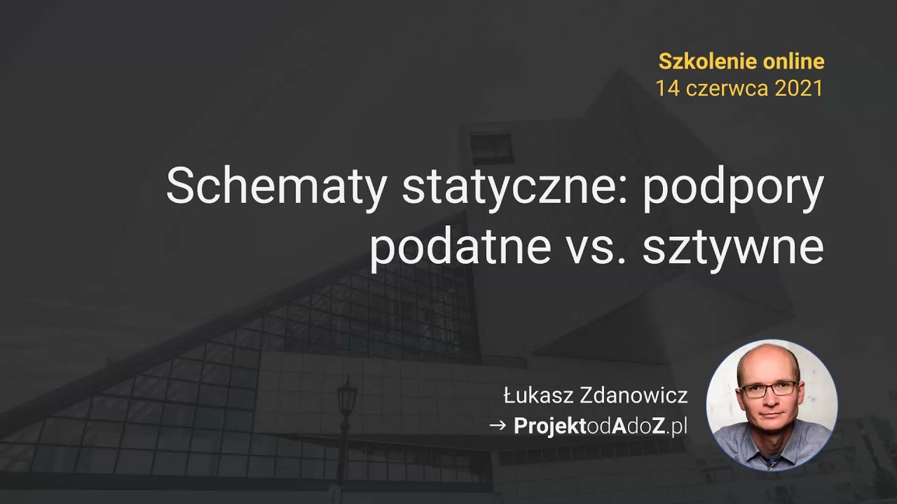 #2 Schematy statyczne: podpory podatne vs. sztywne